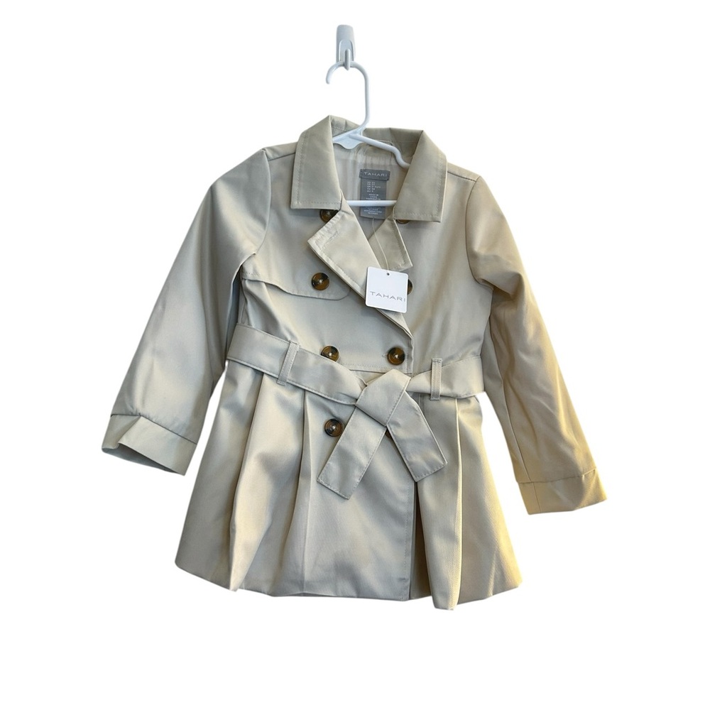 Tahari Toddler Trench Coat Girls' 3T - Brand New